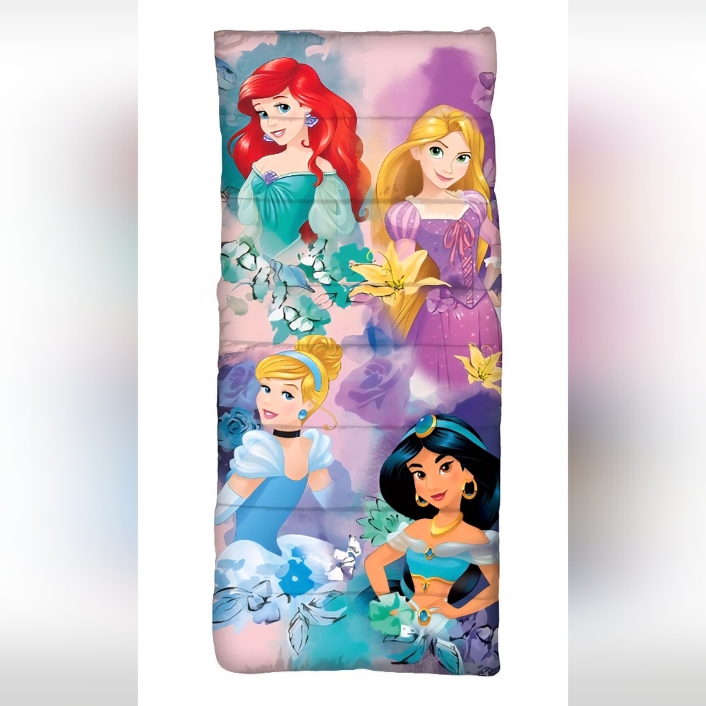 Disney Princess Sleeping Bag Girls Fun Sleepover 3yrs to 6yrs